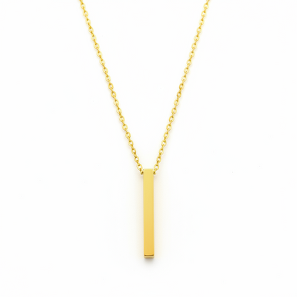 Bar Necklace with Custom Engraving